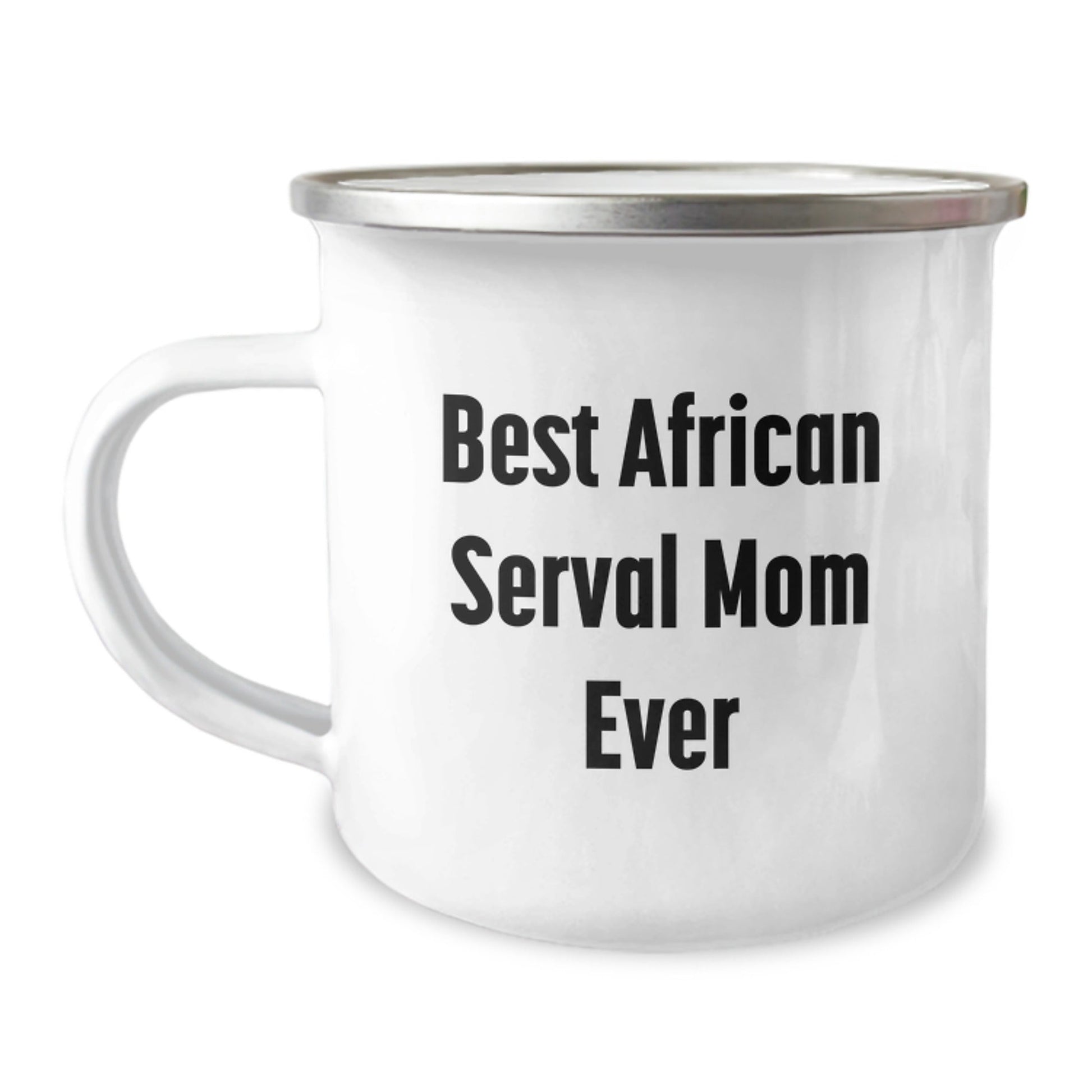 African Serval Cat Mom Gifts from Friends for African Serval Cat Enthusiasts, Funny Graduation Unique Gifts, Best Mom Ever in Camping Mug - The Buy Boom