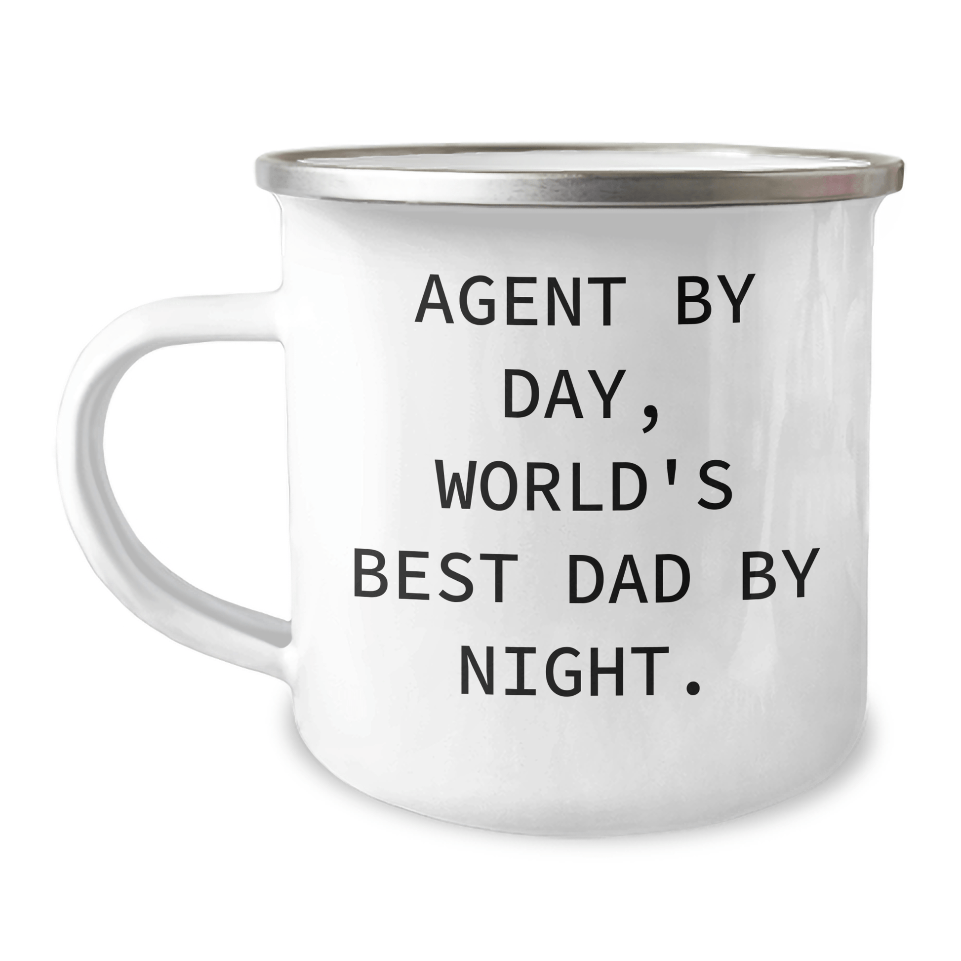 Agent Gifts for Father's Day - Camping Mug - 'Agent By Day, World's Best Dad By Night.' - Gifts from Men to Agent - The Buy Boom