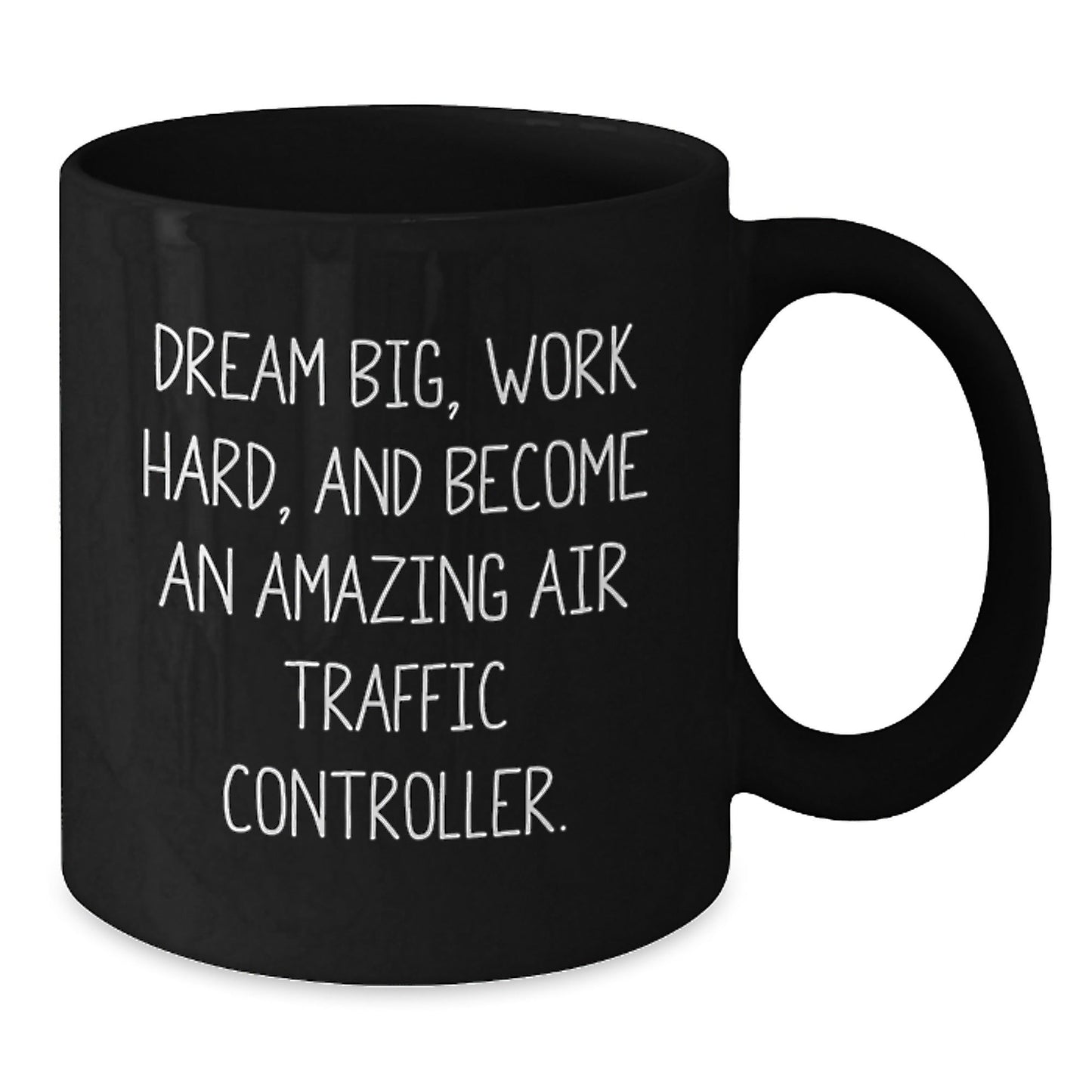 Air Traffic Controller Funny Gift Mugs for Men, Unique Christmas Unique Gifts from Family, Inspirational Quotes on Black Ceramic Coffee Mug - The Buy Boom