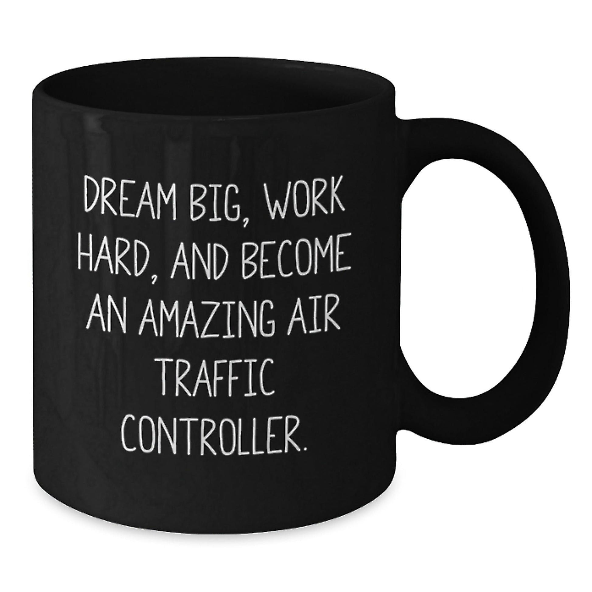 Air Traffic Controller Funny Gift Mugs for Men, Unique Christmas Unique Gifts from Family, Inspirational Quotes on Black Ceramic Coffee Mug - The Buy Boom