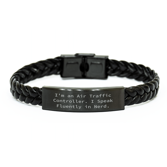 Air Traffic Controller Gift – Funny Leather Bracelet - The Buy Boom
