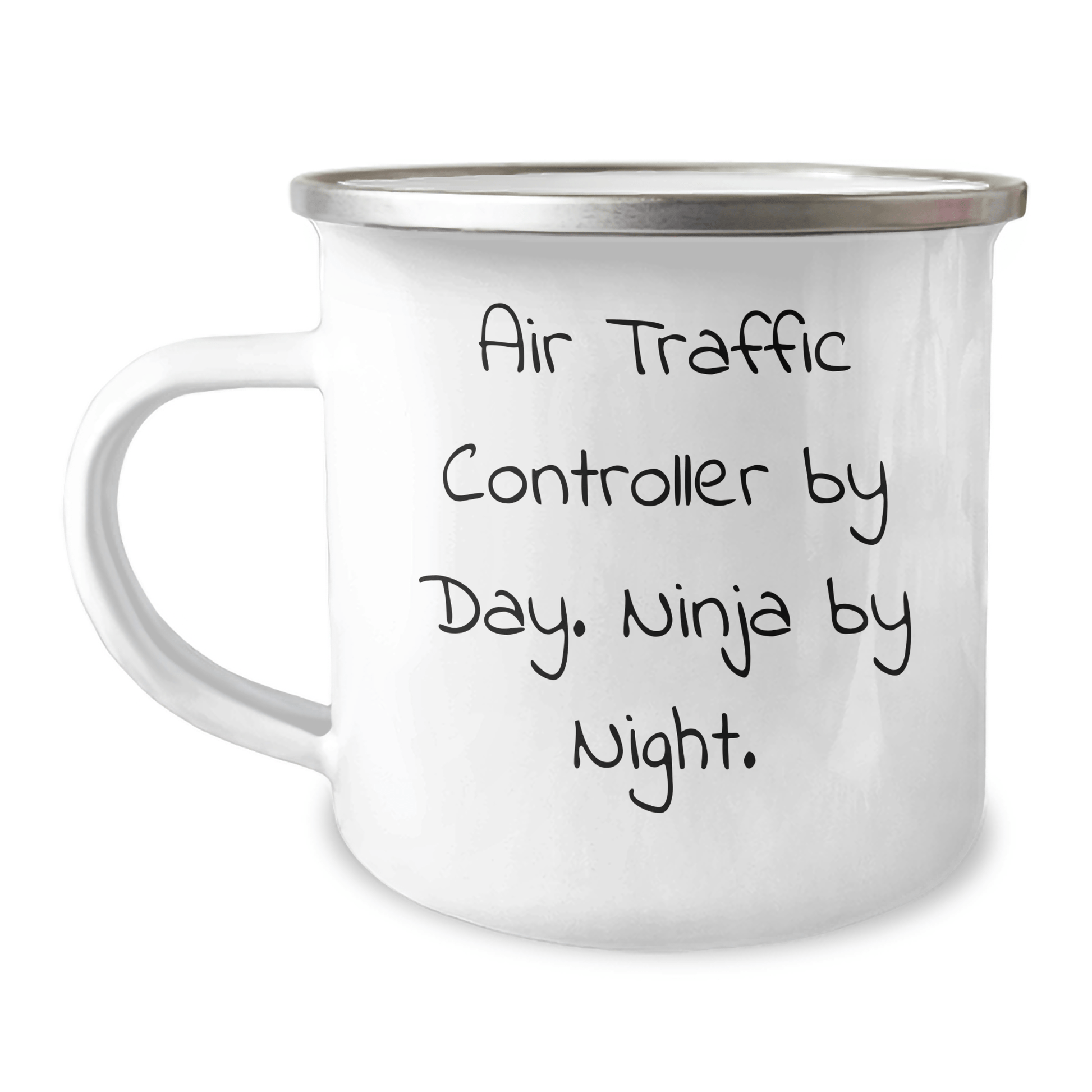 Air Traffic Controller Gifts - Funny Ninja Mug, Camping Mug for Air Traffic Controllers, Father's Day Unique Gifts from Friends or Family - The Buy Boom
