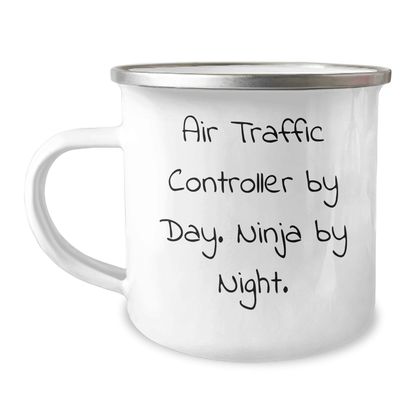 Air Traffic Controller Gifts - Funny Ninja Mug, Camping Mug for Air Traffic Controllers, Father's Day Unique Gifts from Friends or Family - The Buy Boom