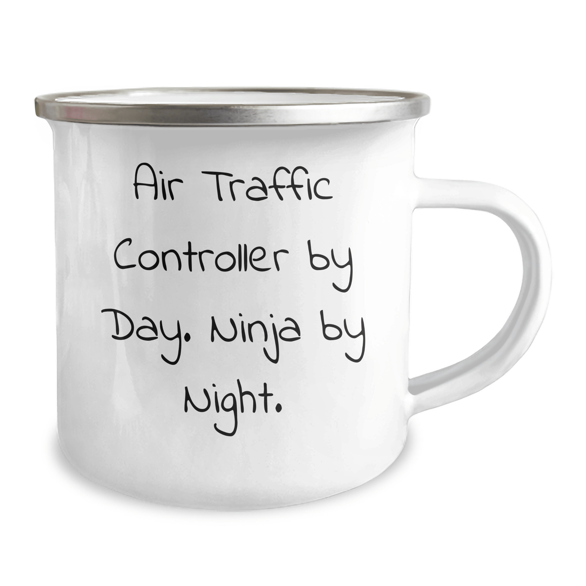 Air Traffic Controller Gifts - Funny Ninja Mug, Camping Mug for Air Traffic Controllers, Father's Day Unique Gifts from Friends or Family - The Buy Boom