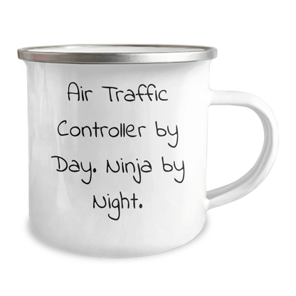 Air Traffic Controller Gifts - Funny Ninja Mug, Camping Mug for Air Traffic Controllers, Father's Day Unique Gifts from Friends or Family - The Buy Boom