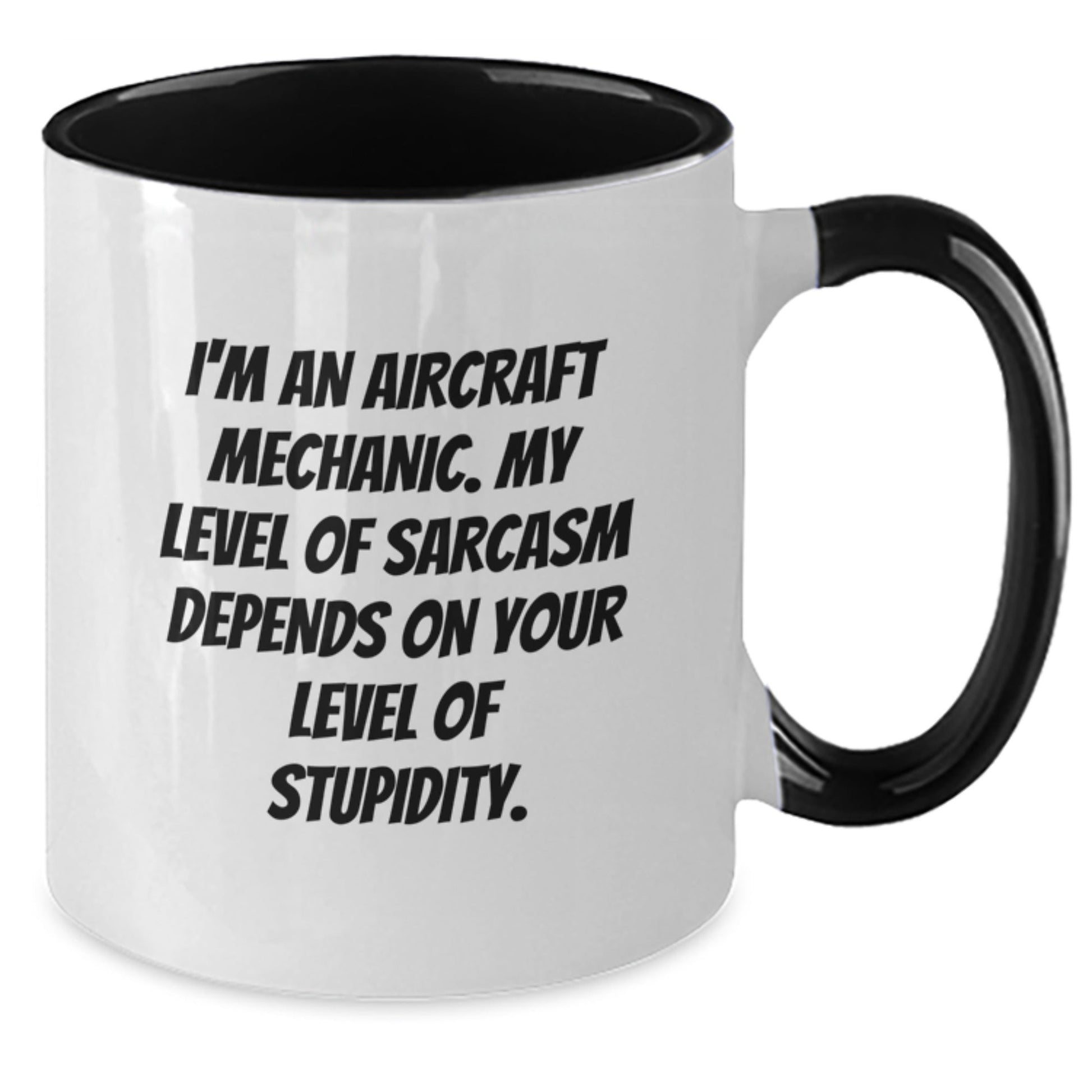 Aircraft Mechanic Gifts for Men Funny Sarcasm Christmas Unique Mugs Gifts from Friends - The Buy Boom
