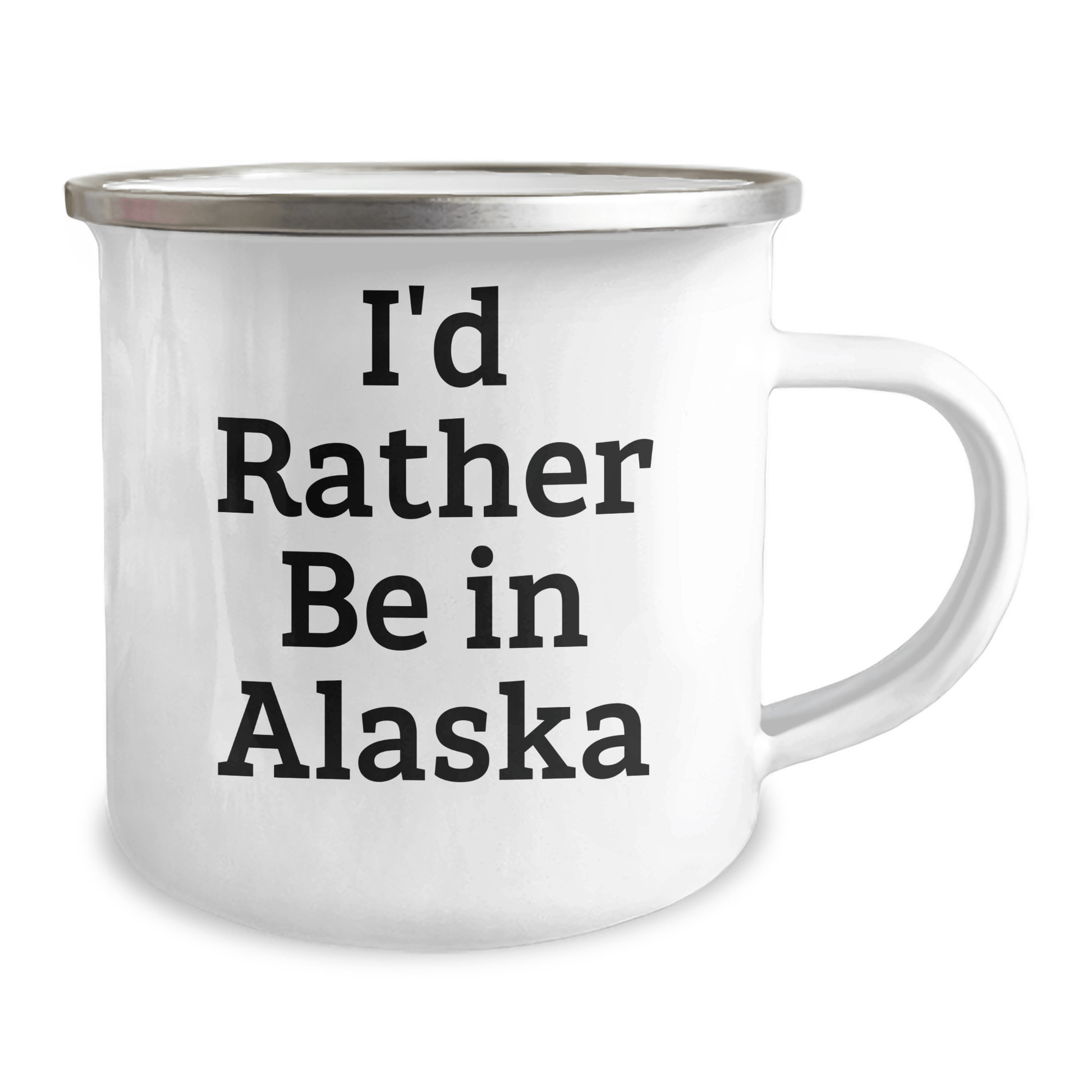 Alaska Adventures Gifts from Men to Friends, Funny Camping Mug 'I'd Rather Be In Alaska' for Father's Day - The Buy Boom