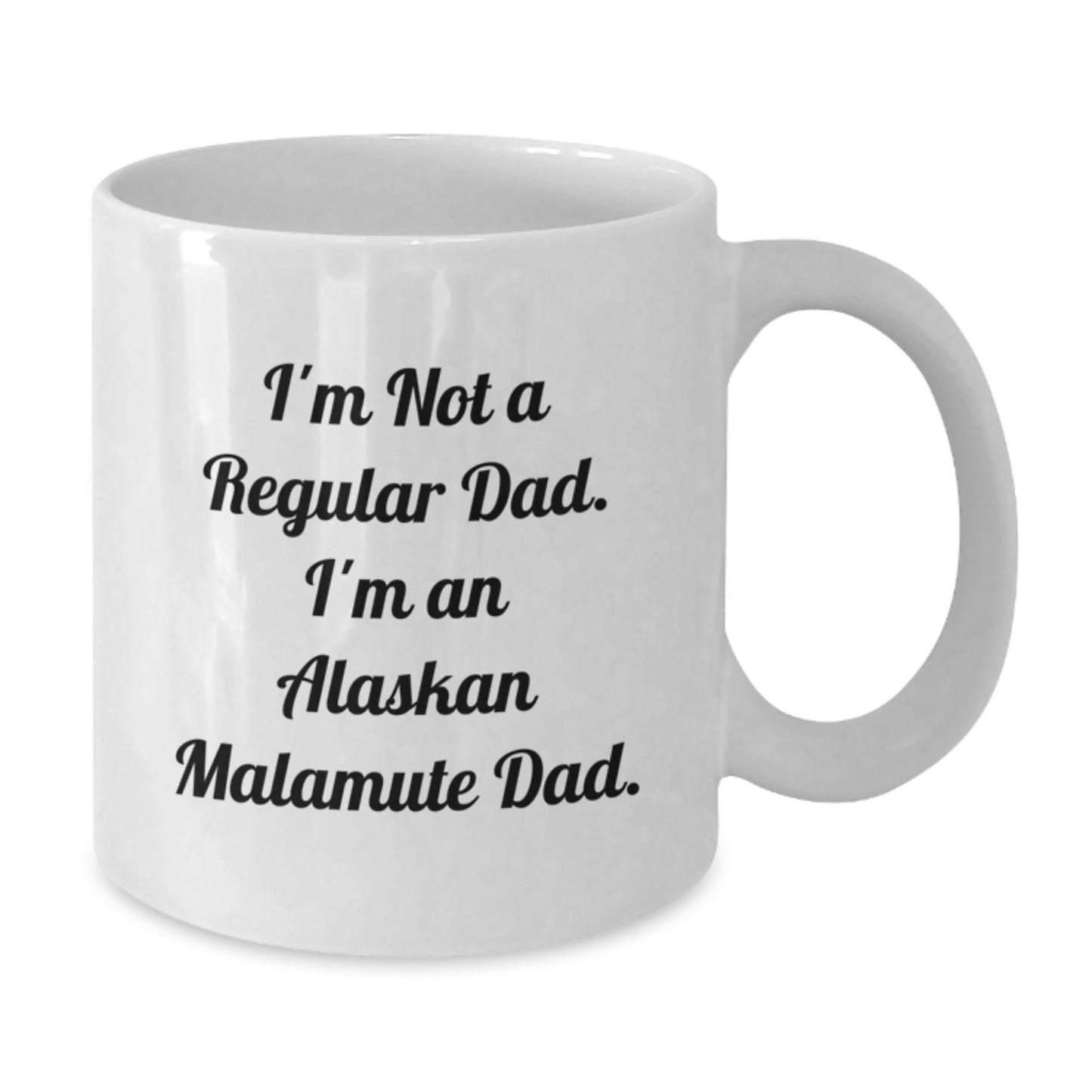 Alaskan Malamute Dog Funny Quote Gifts from Men, Gifts for Alaskan Malamute Dog Lovers Birthday Unique White Coffee Mug - The Buy Boom