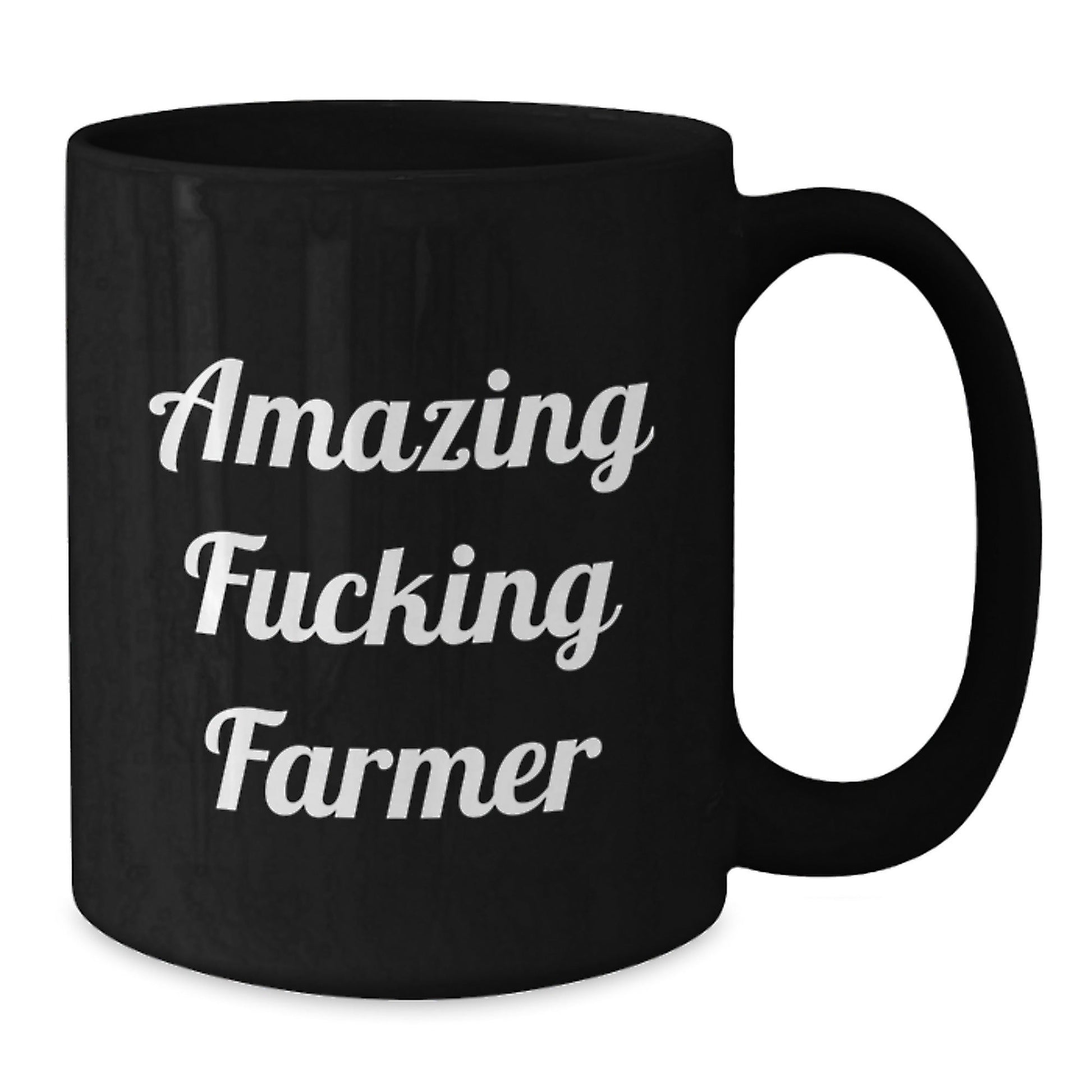 Amazing F - king Farmer Gifts for Farmer Men - Black Coffee Mug Unique Christmas Memorable Presents from Friends Family for Farmer Lovers - The Buy Boom