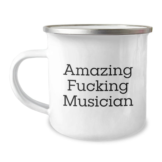 Amazing F - king Musician Gifts for Musician Friends - Funny Musician Christmas Camping Mug Gifts from Men to Musician - The Buy Boom