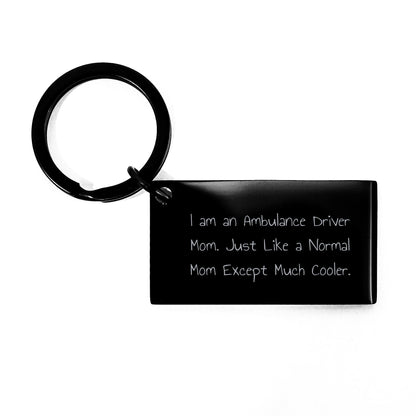 Ambulance Driver Keychain Gifts for Men - Funny Keychain from Mom to Ambulance Driver - Christmas Unique Gifts for Ambulance Driver - The Buy Boom