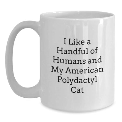 American Polydactyl Cat Lovers Funny Quote Gifts from Friends for Birthday White Coffee Mug - The Buy Boom