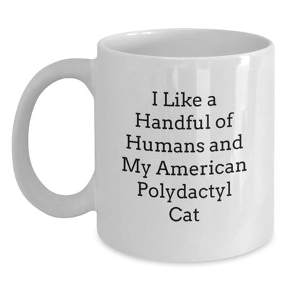 American Polydactyl Cat Lovers Funny Quote Gifts from Friends for Birthday White Coffee Mug - The Buy Boom