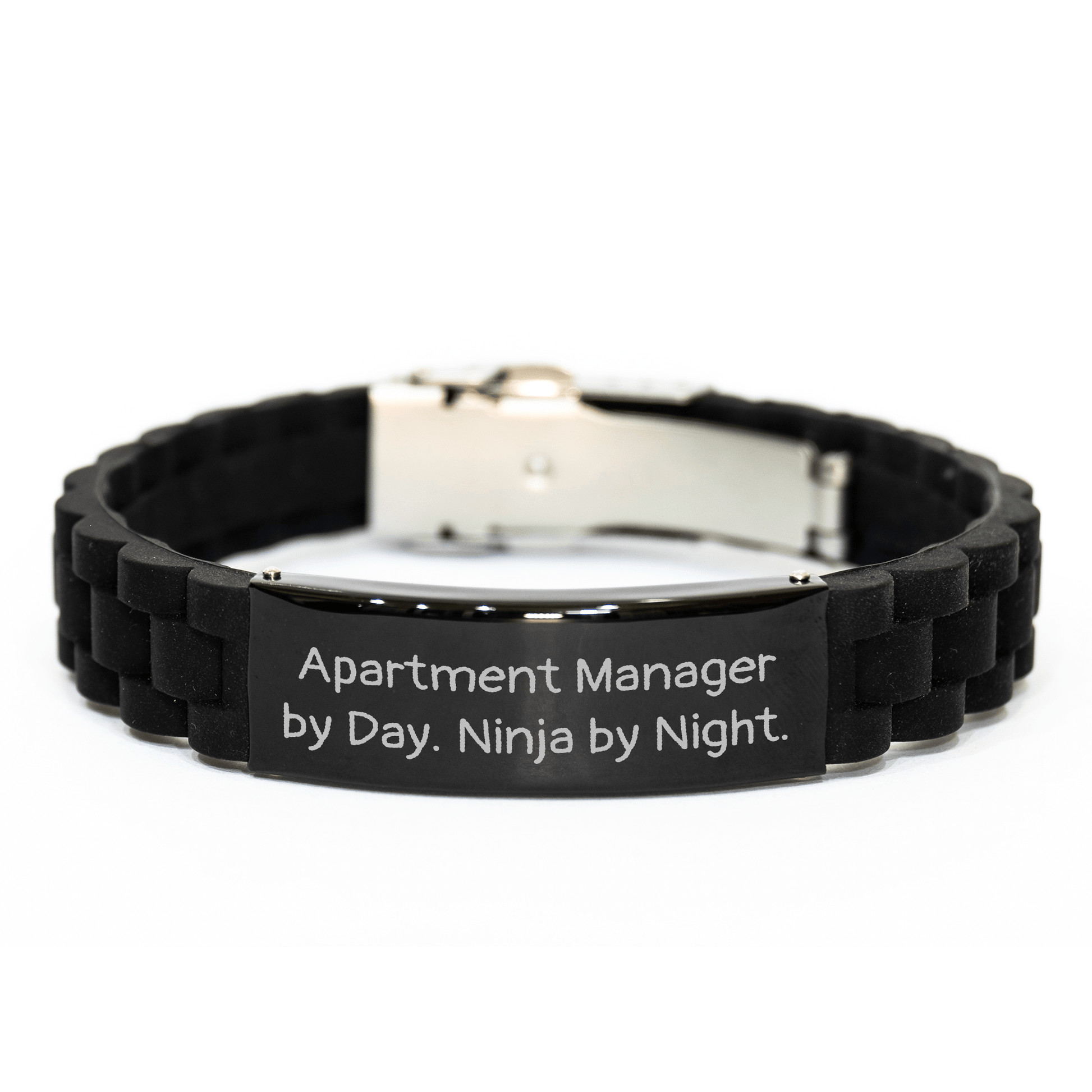 Apartment Manager Gifts, Funny Quote, Glide lock Clasp Bracelet, Father's Day Unique Gifts from Family - The Buy Boom