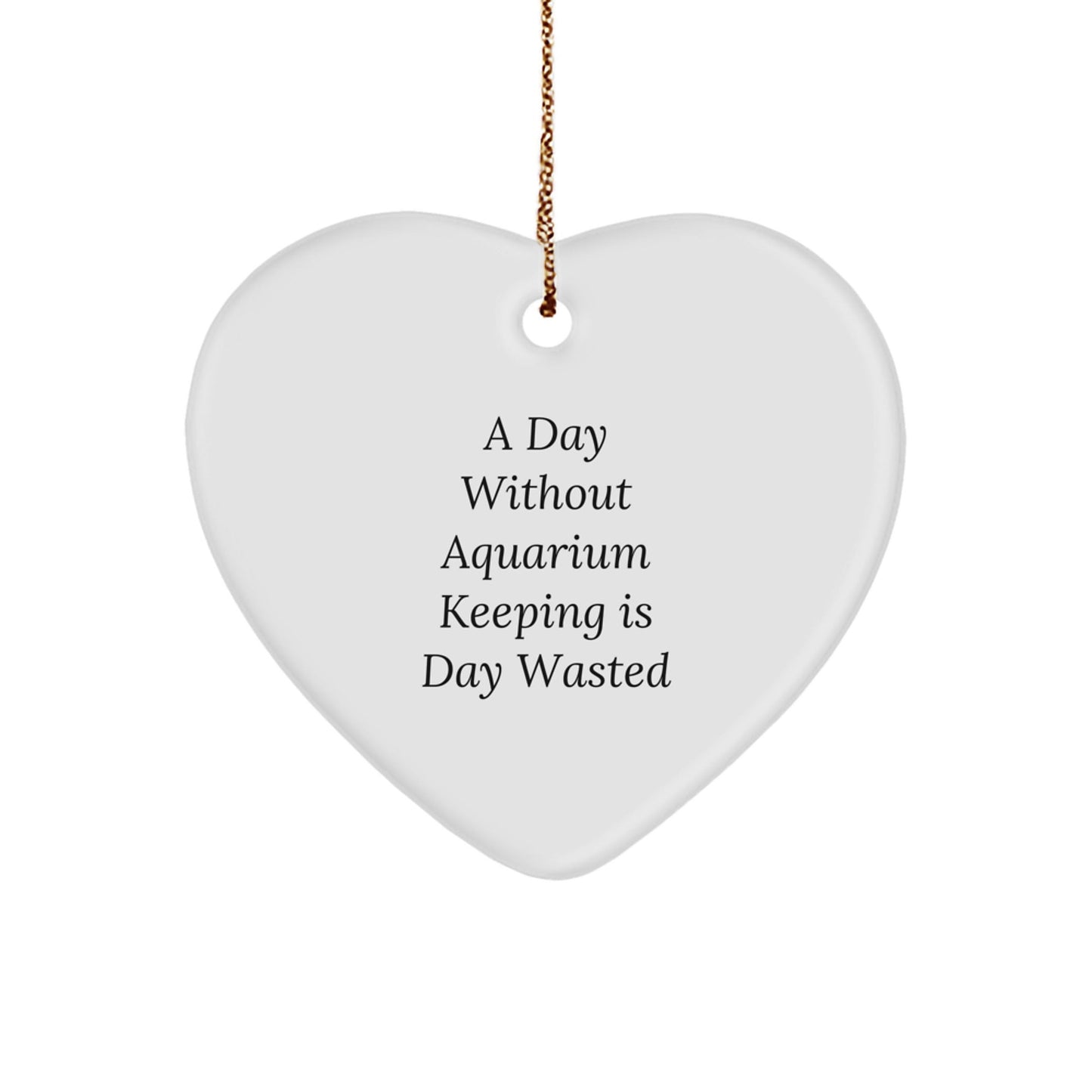 Aquarium Keeping Enthusiasts' Delight: Heart Ornament Gifts from Friends for Christmas - The Buy Boom