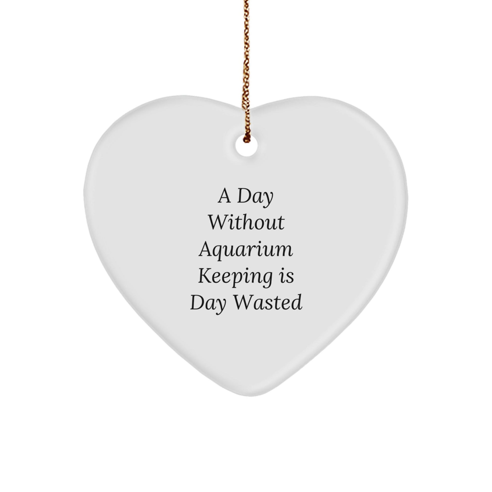 Aquarium Keeping Enthusiasts' Delight: Heart Ornament Gifts from Friends for Christmas - The Buy Boom