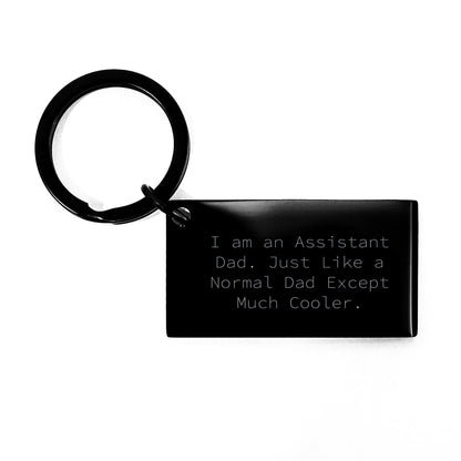 Assistant Dad Keychain, Funny Quote Keychain Gifts for Assistant, Gifts from Men, Gifts for Assistant Graduation Unique Gifts - The Buy Boom