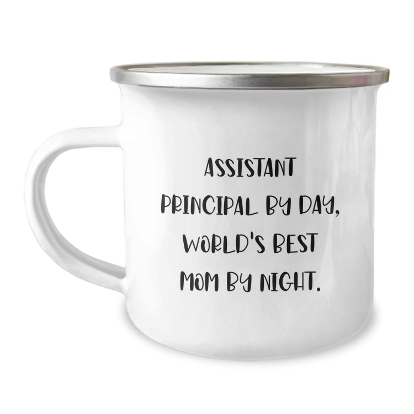 Assistant Principal Gifts, Funny Quote Mugs for Birthday, Camping Mug for Assistant Principal By Day, World's Best Mom By Night, Gifts from Family, Gifts for Assistant Principal - The Buy Boom