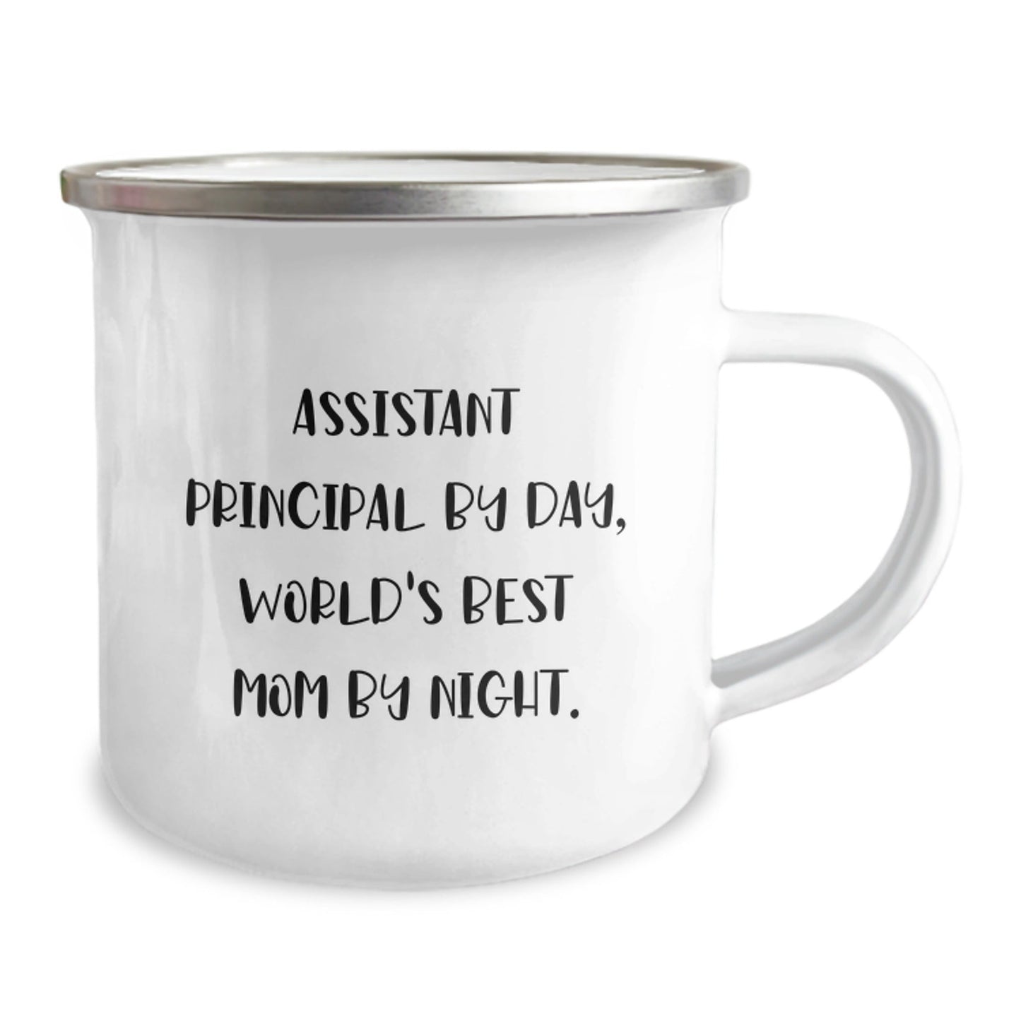 Assistant Principal Gifts, Funny Quote Mugs for Birthday, Camping Mug for Assistant Principal By Day, World's Best Mom By Night, Gifts from Family, Gifts for Assistant Principal - The Buy Boom
