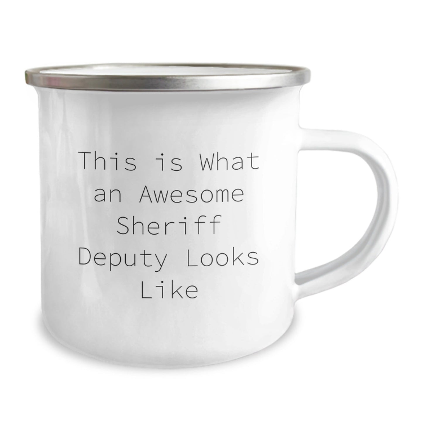 Awesome Sheriff Deputy Gifts for Men, Funny Camping Mug for Graduation, 'This Is What An Awesome Sheriff Deputy Looks Like' - Gifts from Friends - The Buy Boom