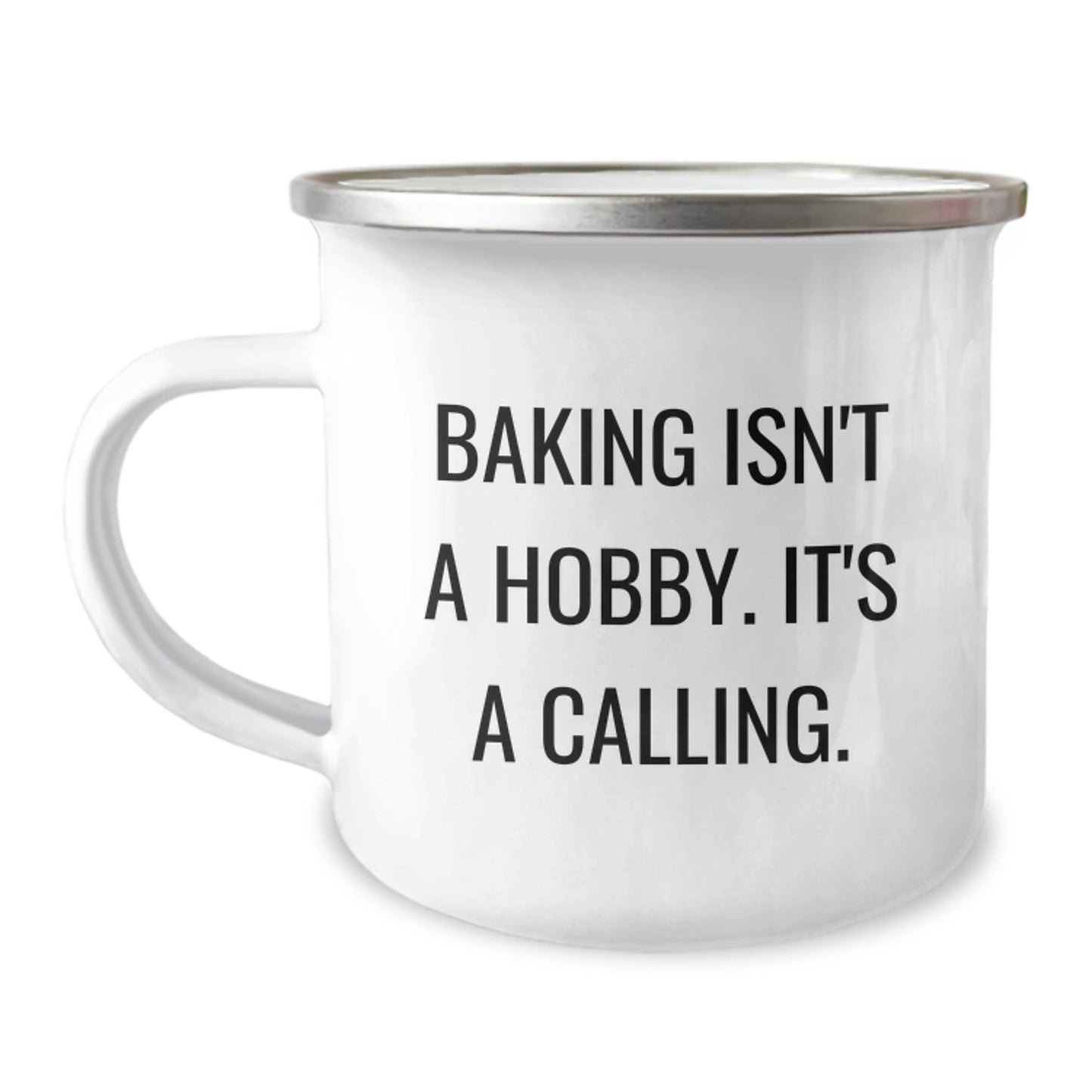 Baking Gifts for Women, Funny Quote 'Baking Isn't A Hobby. It's A Calling.', Christmas Unique Gifts from Friends to Family Camping Mug - The Buy Boom