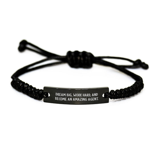 Become an Amazing Agent Rope Bracelet Gifts from Friends for Agent Men Women Christmas Unique Presents - The Buy Boom