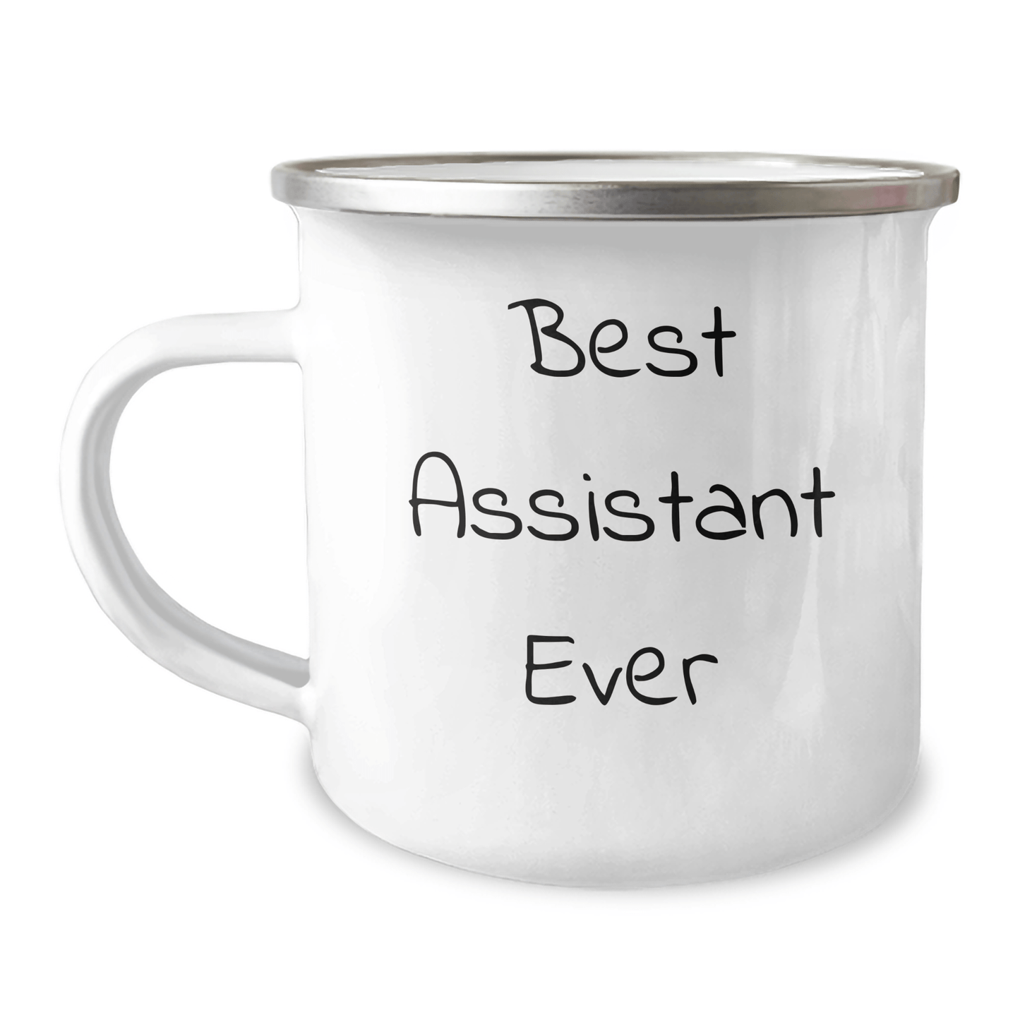 Best Assistant Ever Funny Camping Mug, Gifts from Friends to Assistant, Unique Graduation Gifts for Assistant, 12 oz Stainless Steel - The Buy Boom