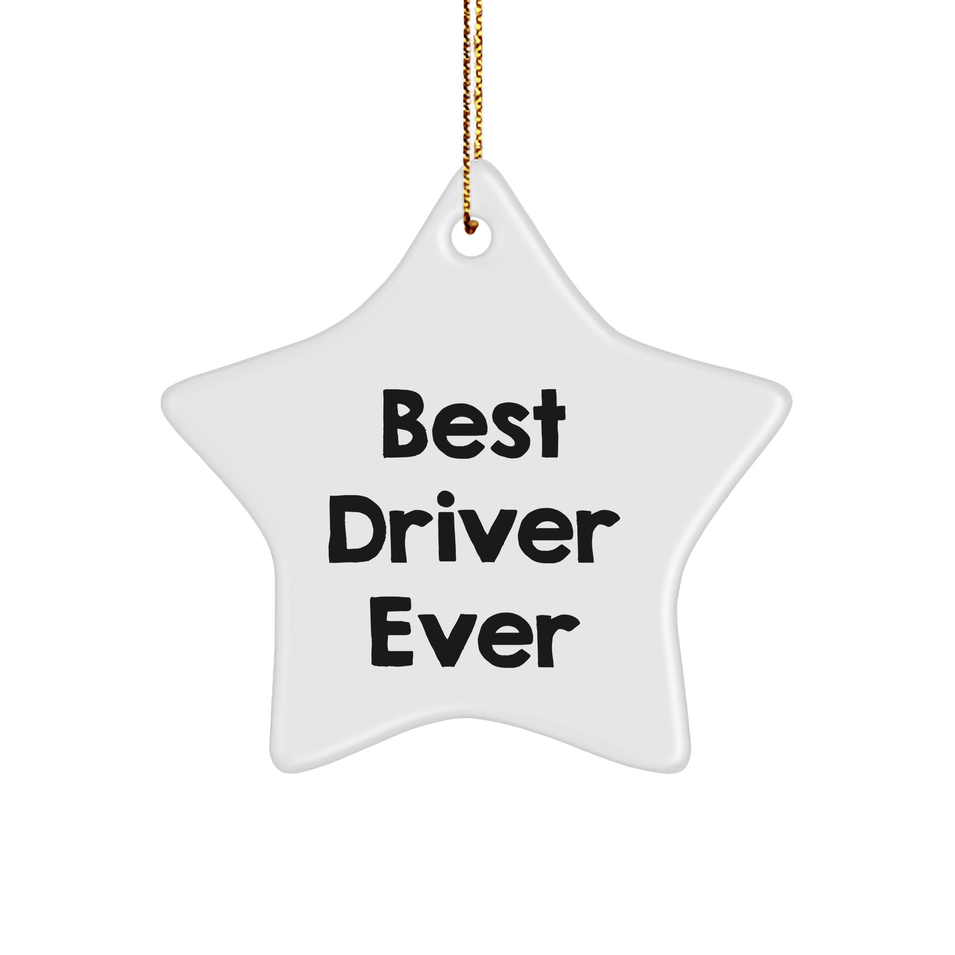 Best Driver Ever Star Ornament, Gifts from Family to Driver, Unique Christmas Decorations - The Buy Boom