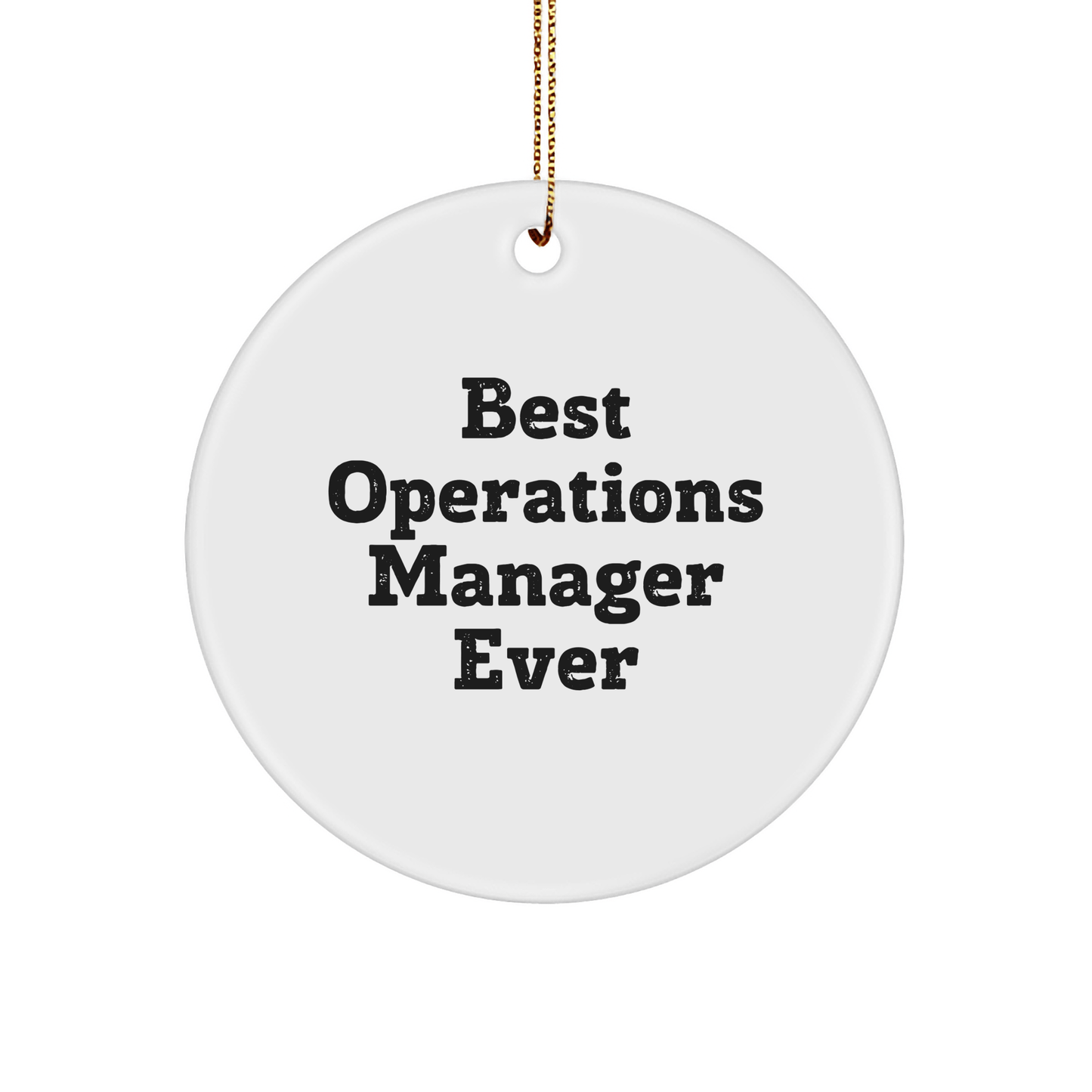 Best Operations Manager Ornament – Funny Gift from Friends - The Buy Boom