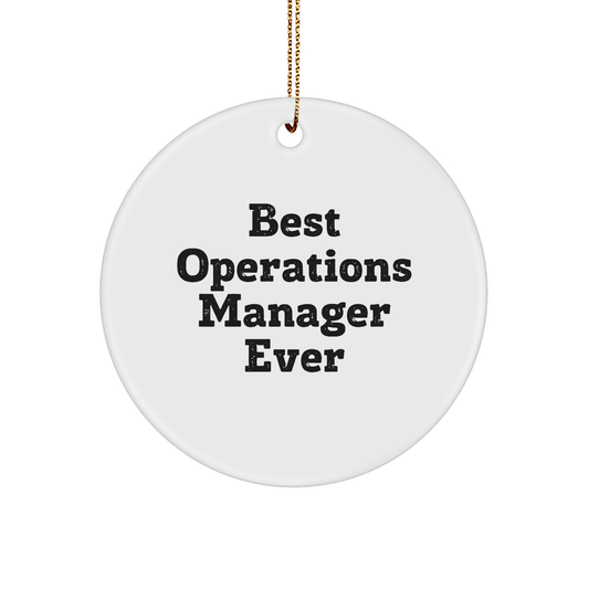 Best Operations Manager Ornament – Funny Gift from Friends - The Buy Boom
