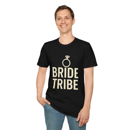 Bride Tribe T-Shirt – Unisex Wedding Party Tee | Bachelorette or Bridal Shower Gift | Softstyle Engagement Apparel - The Buy Boom