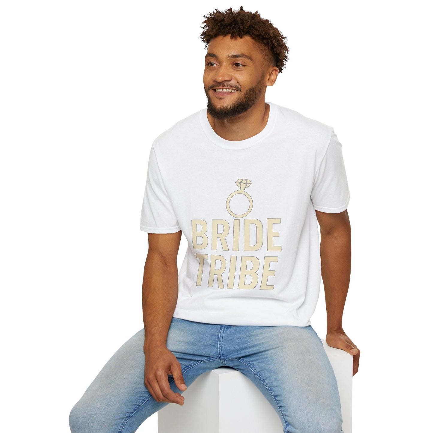Bride Tribe T-Shirt – Unisex Wedding Party Tee | Bachelorette or Bridal Shower Gift | Softstyle Engagement Apparel - The Buy Boom