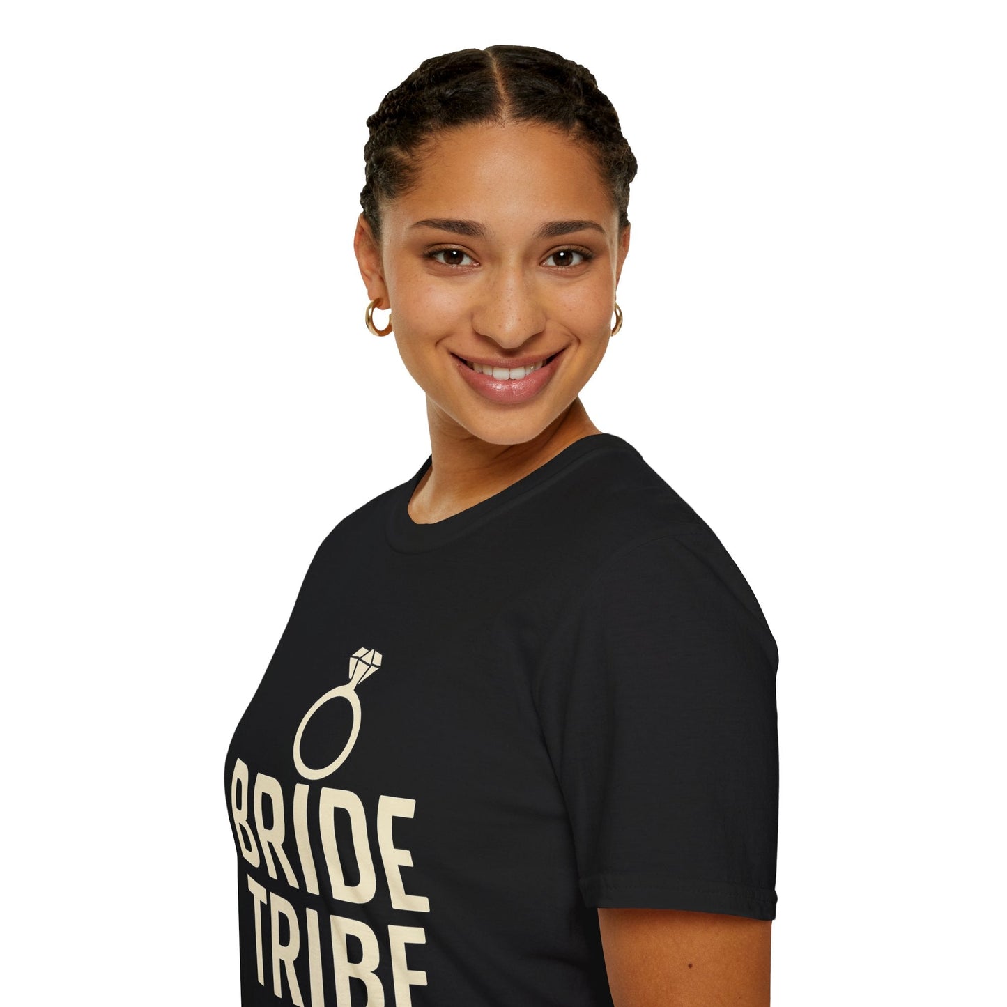 Bride Tribe T-Shirt – Unisex Wedding Party Tee | Bachelorette or Bridal Shower Gift | Softstyle Engagement Apparel - The Buy Boom