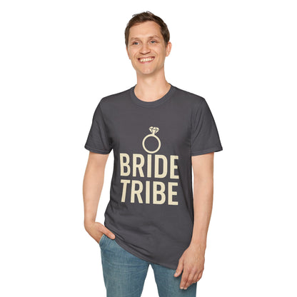 Bride Tribe T-Shirt – Unisex Wedding Party Tee | Bachelorette or Bridal Shower Gift | Softstyle Engagement Apparel - The Buy Boom