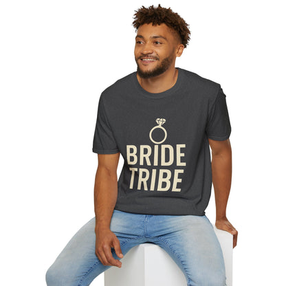 Bride Tribe T-Shirt – Unisex Wedding Party Tee | Bachelorette or Bridal Shower Gift | Softstyle Engagement Apparel - The Buy Boom
