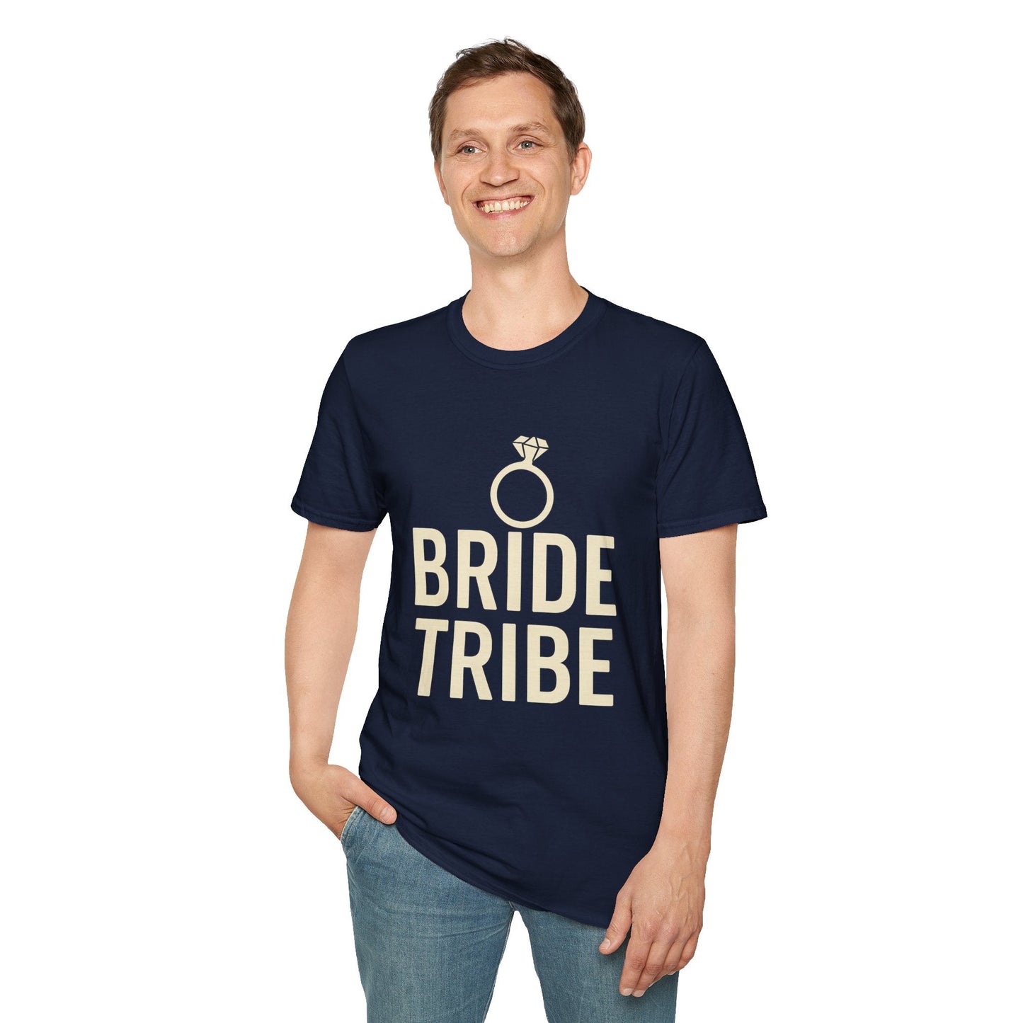 Bride Tribe T-Shirt – Unisex Wedding Party Tee | Bachelorette or Bridal Shower Gift | Softstyle Engagement Apparel - The Buy Boom