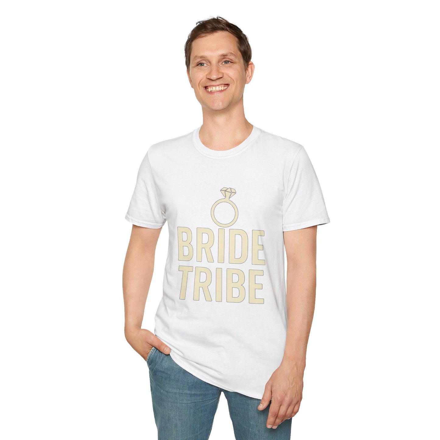 Bride Tribe T-Shirt – Unisex Wedding Party Tee | Bachelorette or Bridal Shower Gift | Softstyle Engagement Apparel - The Buy Boom