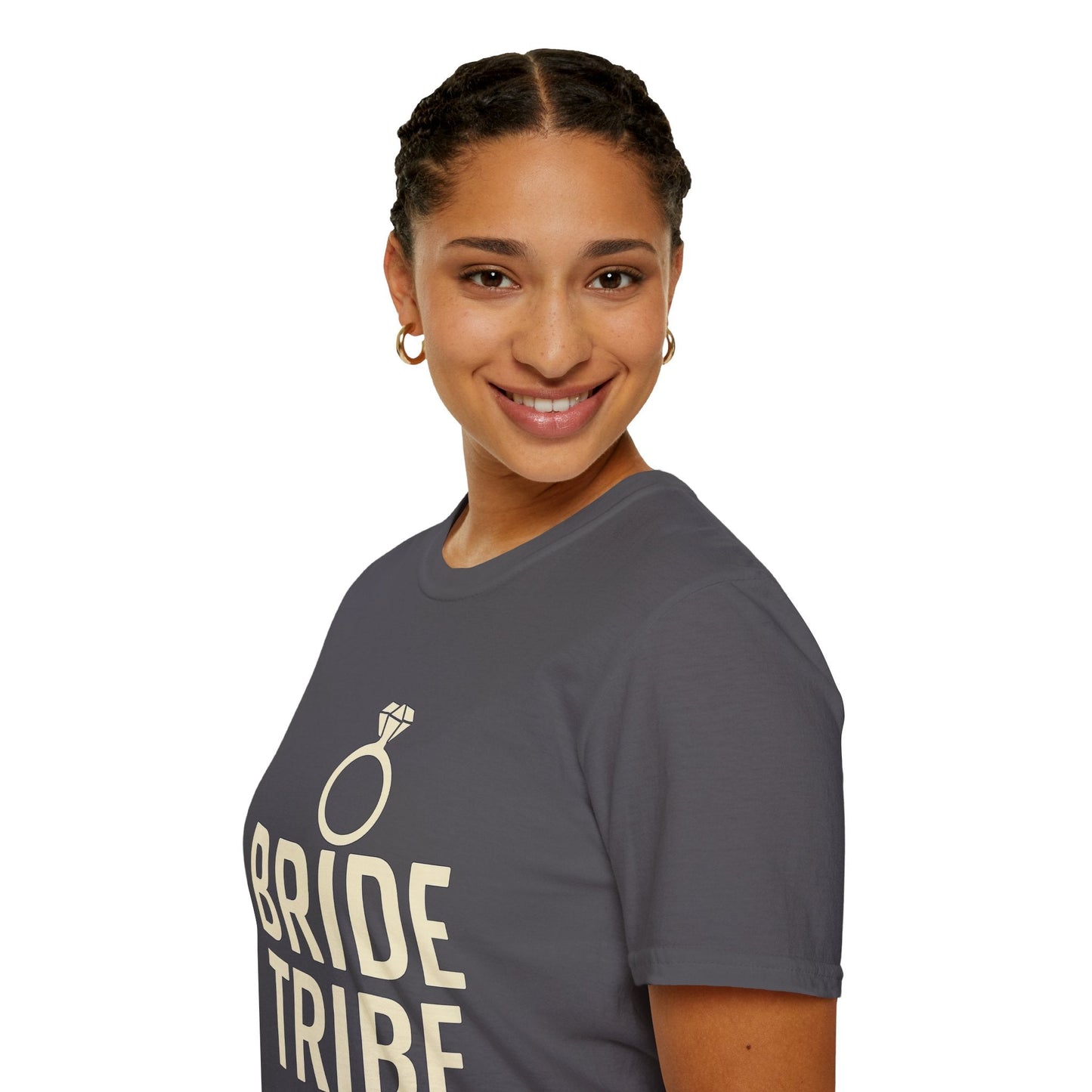 Bride Tribe T-Shirt – Unisex Wedding Party Tee | Bachelorette or Bridal Shower Gift | Softstyle Engagement Apparel - The Buy Boom