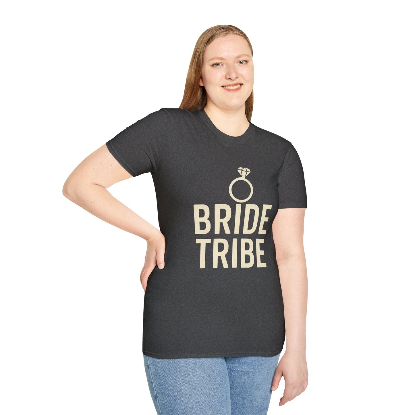 Bride Tribe T-Shirt – Unisex Wedding Party Tee | Bachelorette or Bridal Shower Gift | Softstyle Engagement Apparel - The Buy Boom