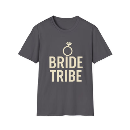 Bride Tribe T-Shirt – Unisex Wedding Party Tee | Bachelorette or Bridal Shower Gift | Softstyle Engagement Apparel - The Buy Boom