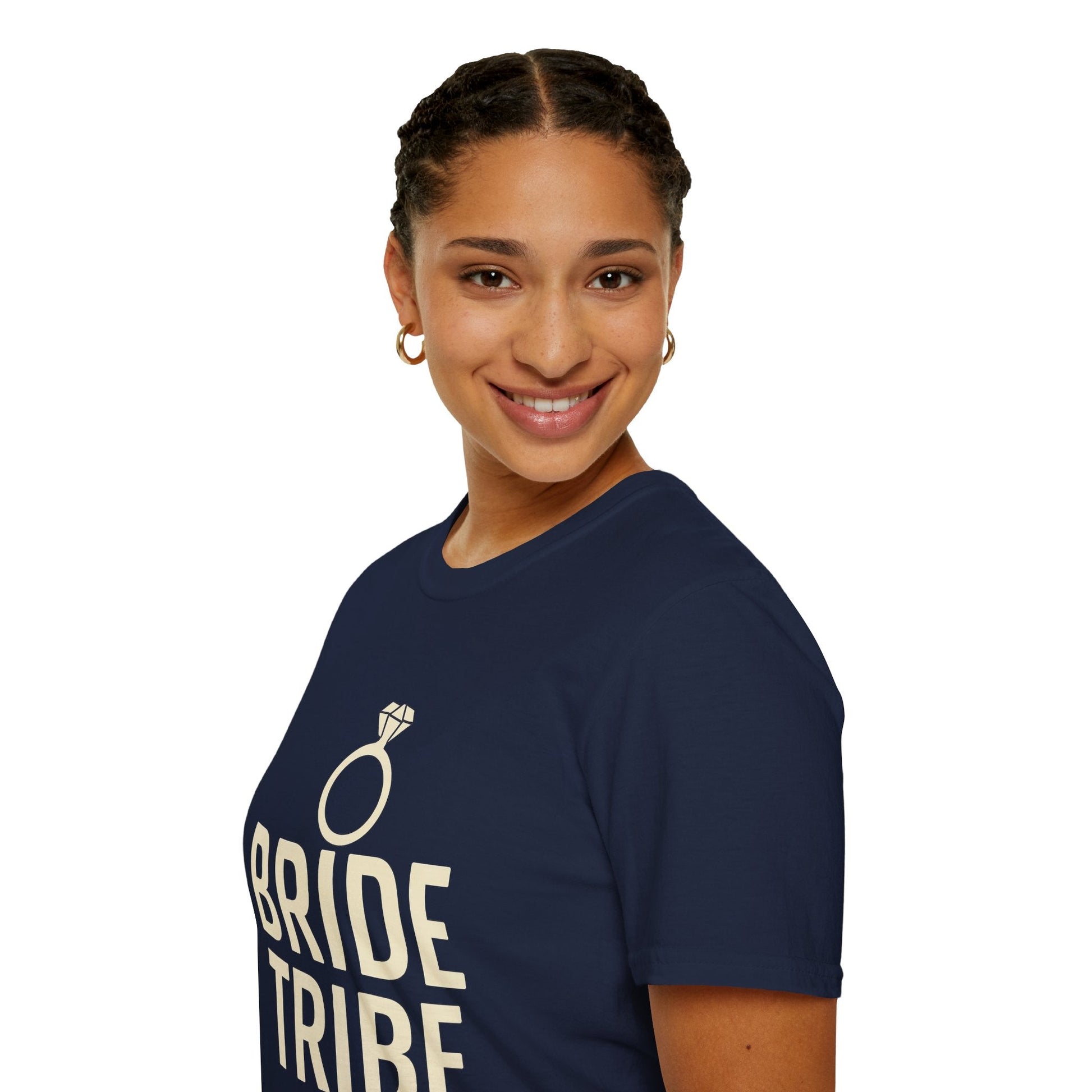 Bride Tribe T-Shirt – Unisex Wedding Party Tee | Bachelorette or Bridal Shower Gift | Softstyle Engagement Apparel - The Buy Boom