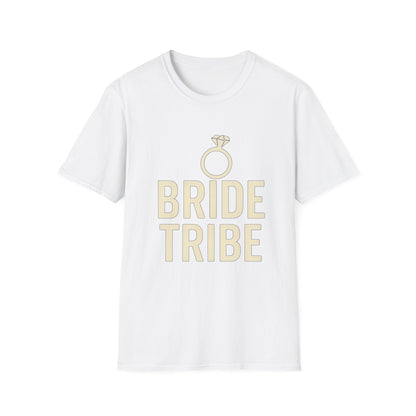 Bride Tribe T-Shirt – Unisex Wedding Party Tee | Bachelorette or Bridal Shower Gift | Softstyle Engagement Apparel - The Buy Boom