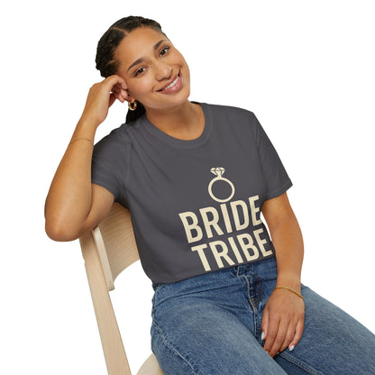 Bride Tribe T-Shirt – Unisex Wedding Party Tee | Bachelorette or Bridal Shower Gift | Softstyle Engagement Apparel - The Buy Boom