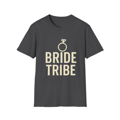 Bride Tribe T-Shirt – Unisex Wedding Party Tee | Bachelorette or Bridal Shower Gift | Softstyle Engagement Apparel - The Buy Boom