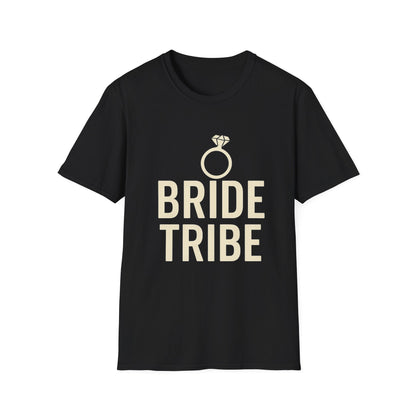 Bride Tribe T-Shirt – Unisex Wedding Party Tee | Bachelorette or Bridal Shower Gift | Softstyle Engagement Apparel - The Buy Boom