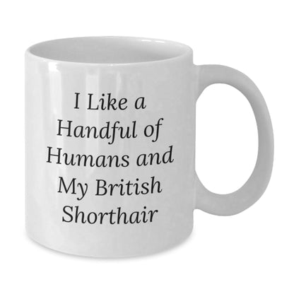 British Shorthair Cat Lovers Funny Quote Gifts from Friends for British Shorthair Cat Enthusiasts, White Coffee Mug, Birthday Unique Gifts - The Buy Boom