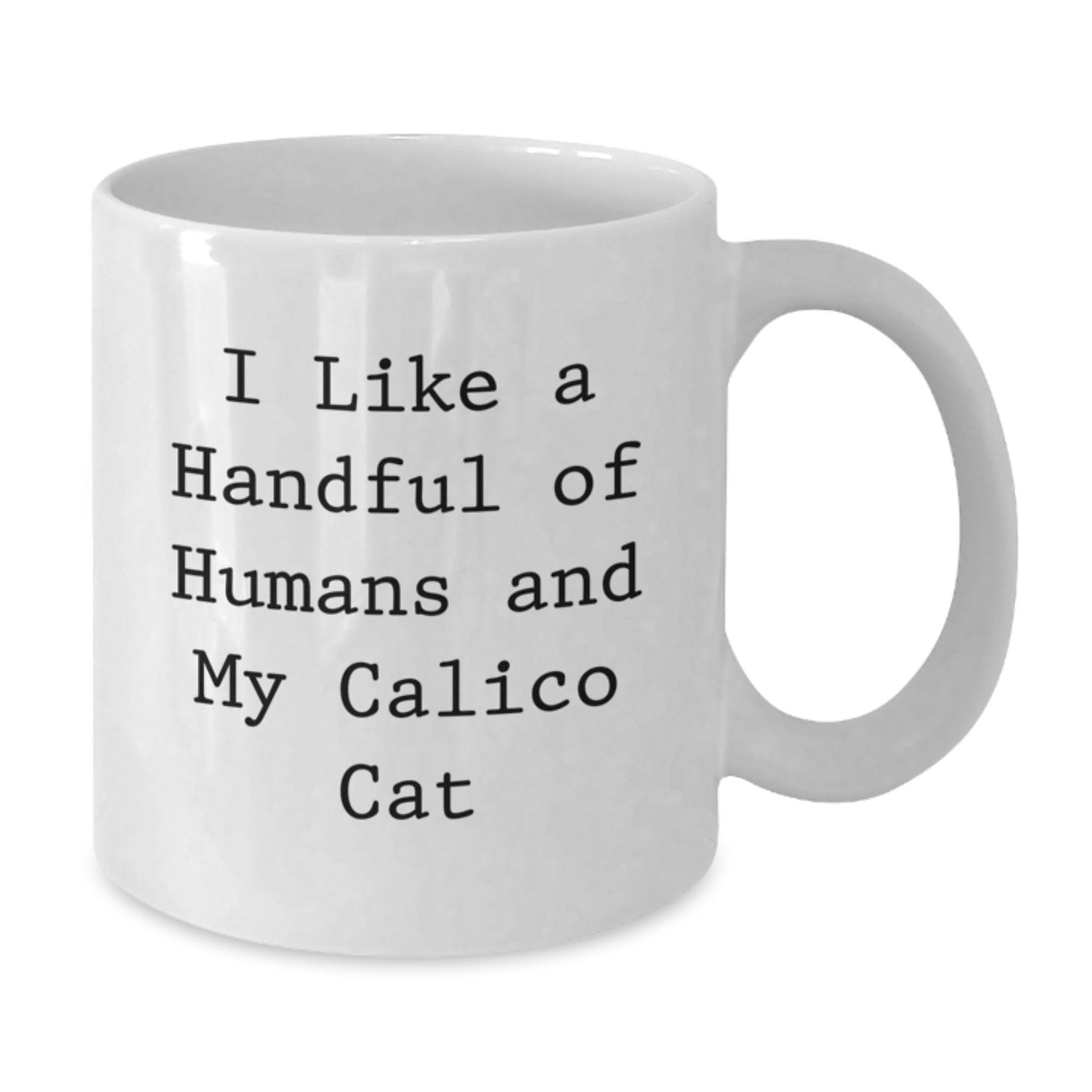 Calico Cat Love, Funny Quote Gifts for Birthday, White Coffee Mug from Friends - The Buy Boom
