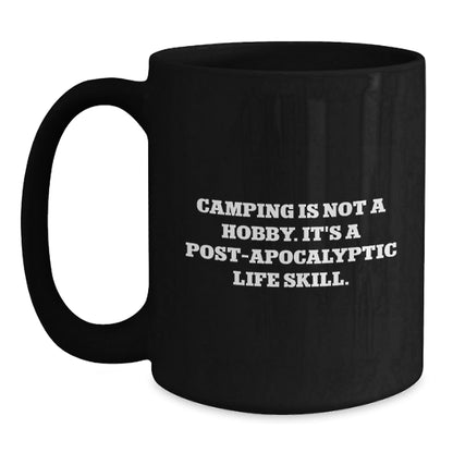 Camping Gifts for Men, Funny Camping Mugs Black, Gifts from Dad to Camping Lover - The Buy Boom