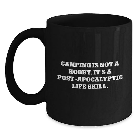 Camping Gifts for Men, Funny Camping Mugs Black, Gifts from Dad to Camping Lover - The Buy Boom