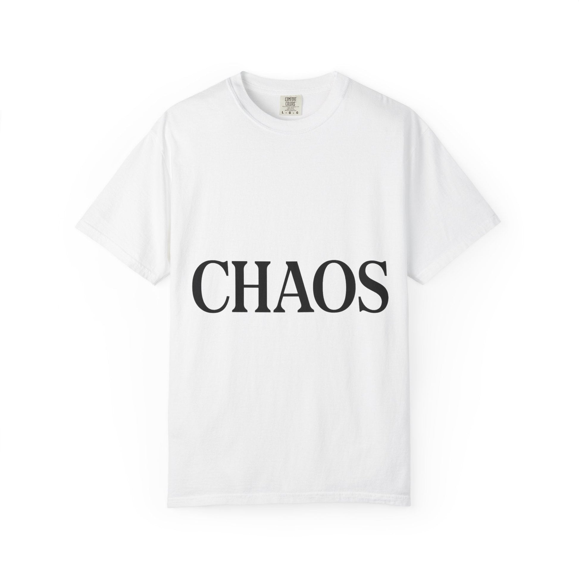 Chaos T-Shirt – Minimalist Unisex Tee | Relaxed Fit | Casual Gift for Friends & Everyday Style - The Buy Boom